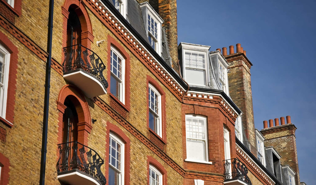 Newly renovated mansion building West London City Mortgages