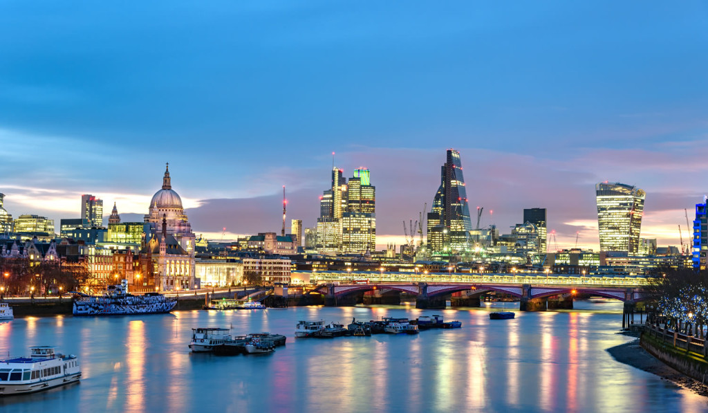 Panoramic view of St Pauls, Thames and the capital, London City Mortgages