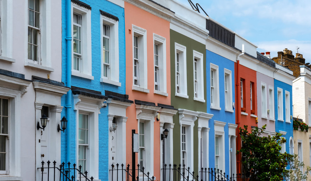 Expensive terraced property Notting Hill London City Mortgages