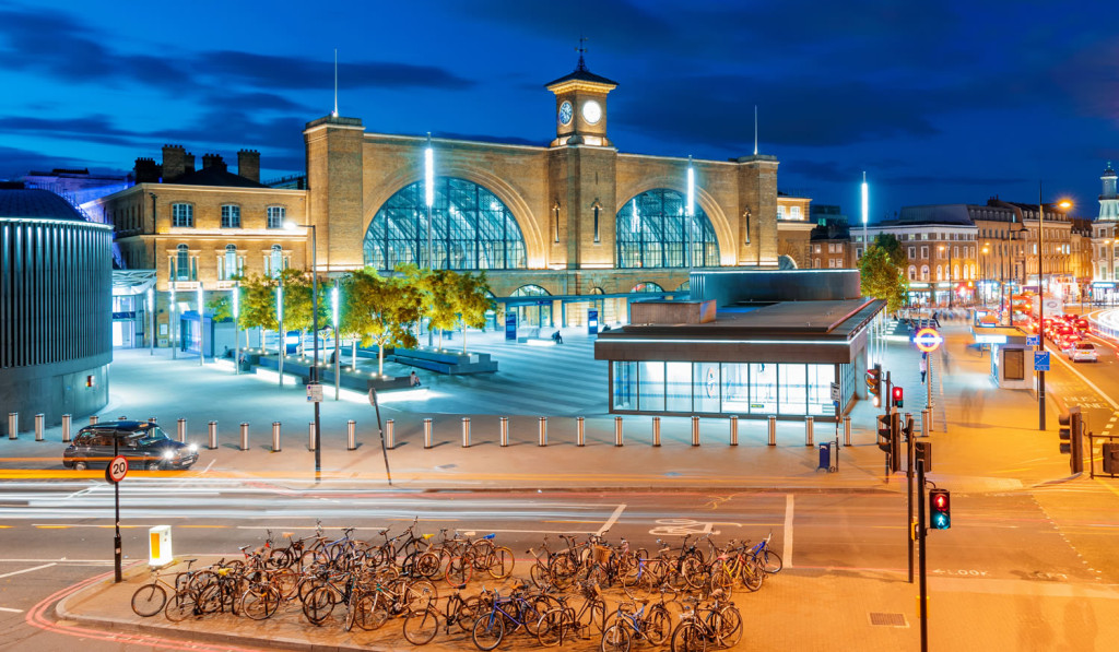 Kings Cross station evening view London City Mortgages